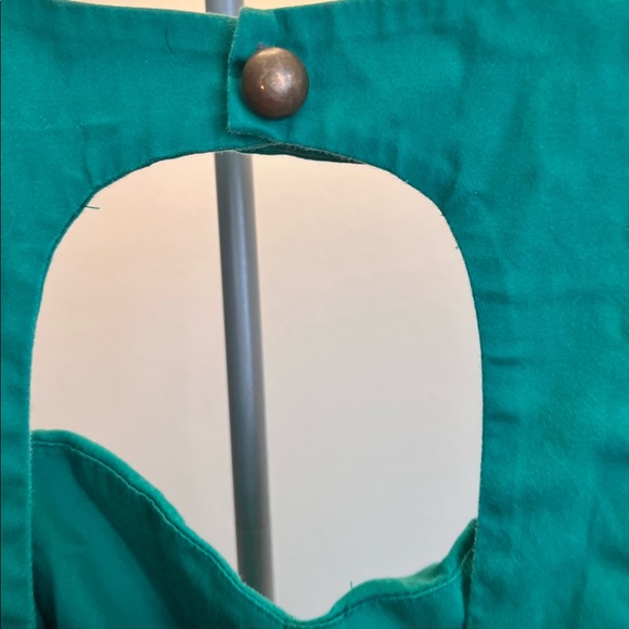 Vintage Circle forest green dress 1950s style - Picture 2 of 6